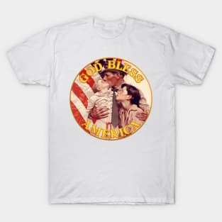 God Bless America with Family T-Shirt